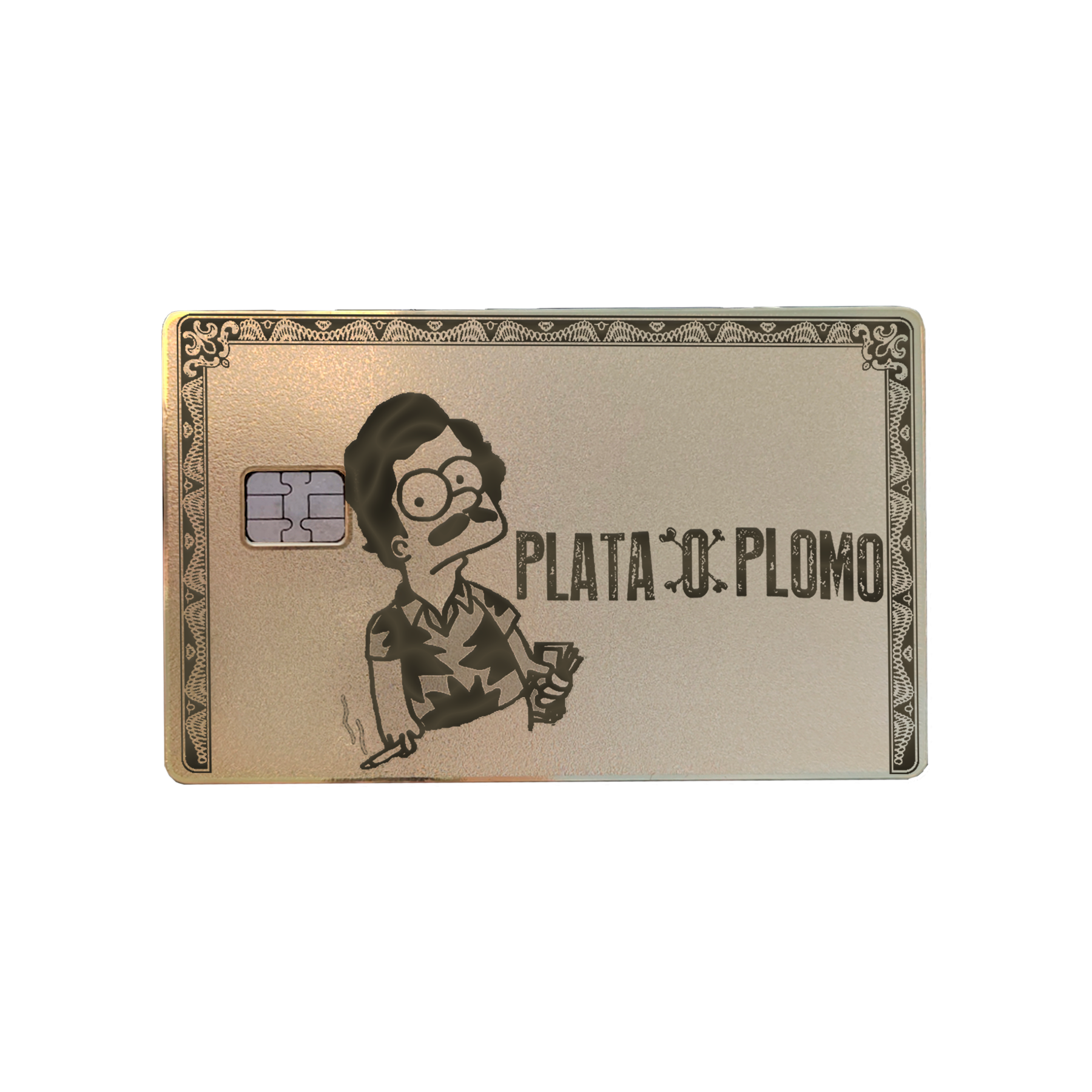Tarjeta Metálica Pablo Escobart