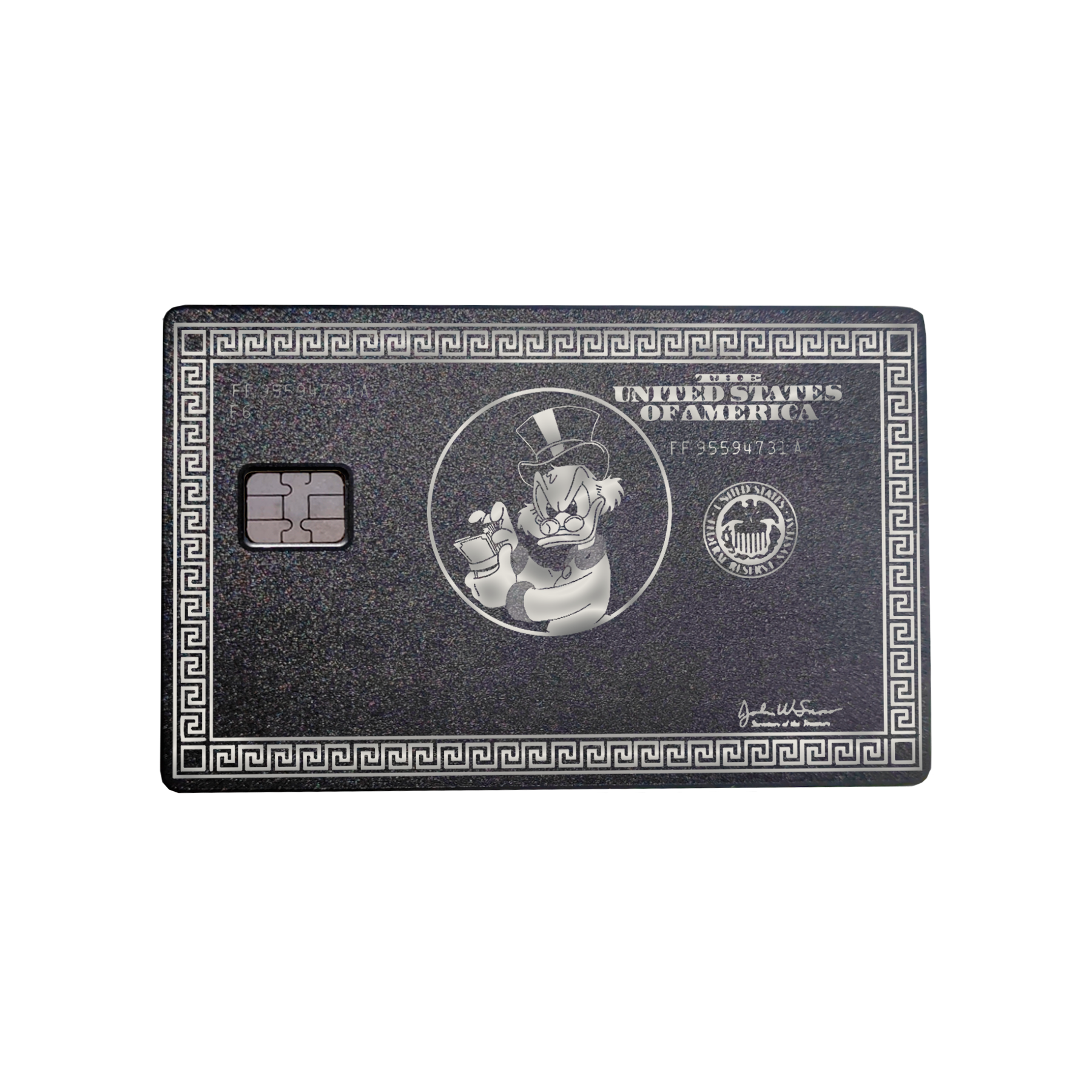 Tarjeta Metálica Scrooge McDuck Dolar