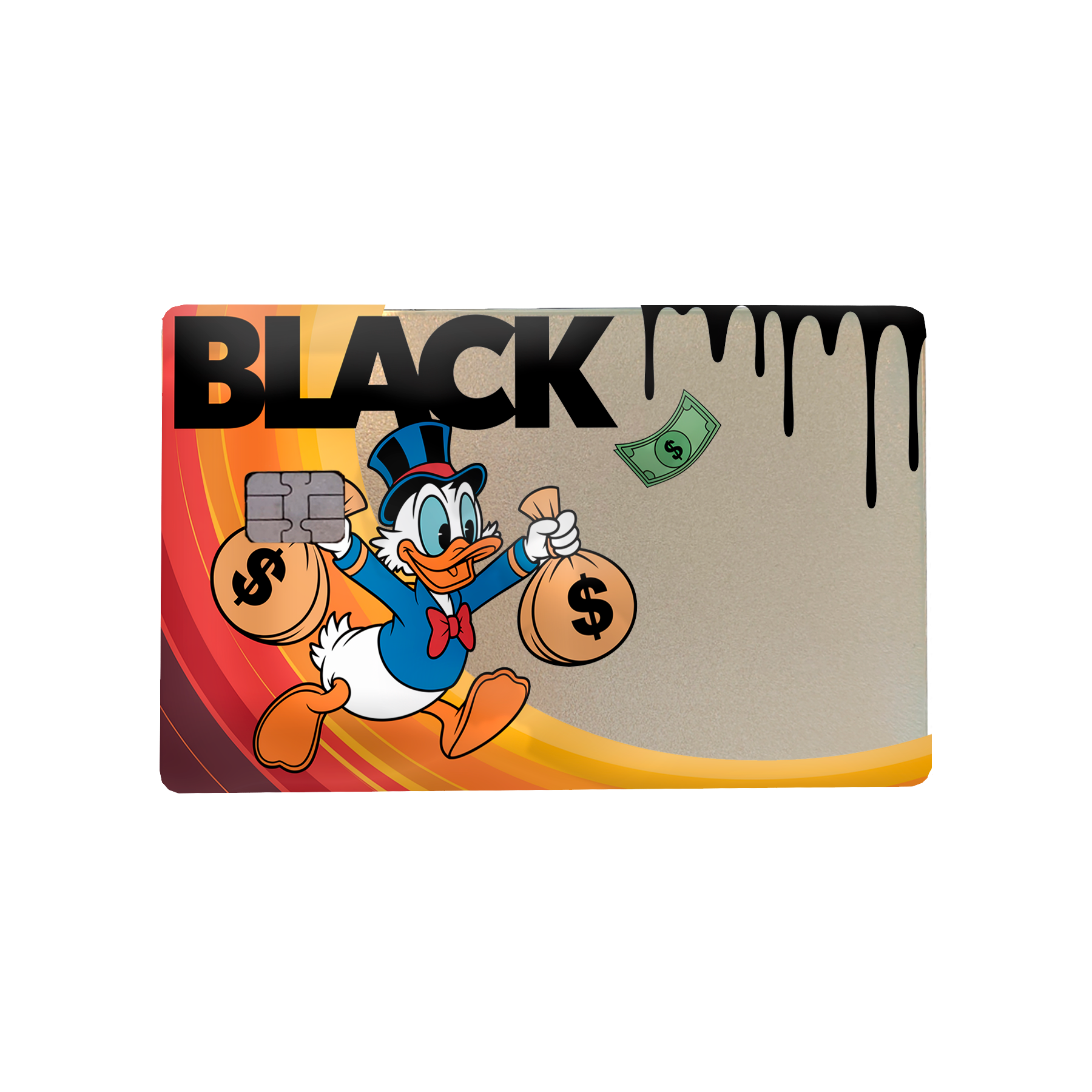 Tarjeta Metálica Scrooge McDuck Black
